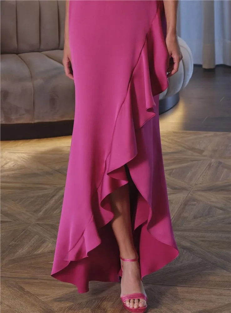 343 VESTIDO SATEN MANGA 3/4