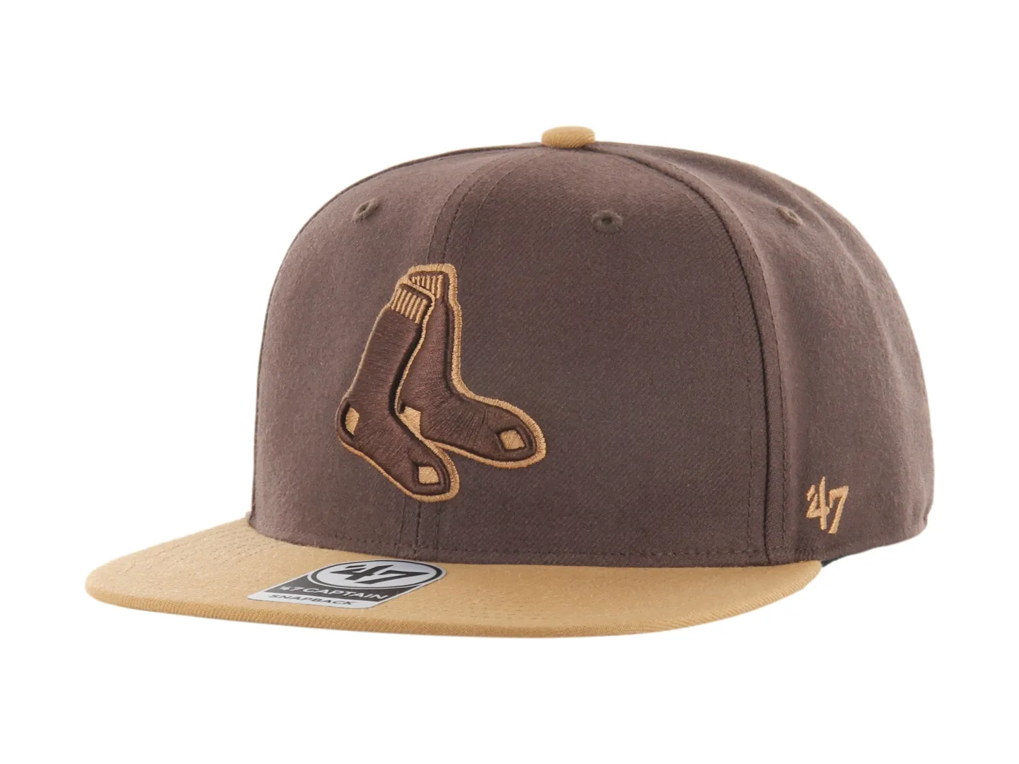 47 Brand Nsht T02wbp Bw Bosred Mlb Brown No Shot Two Tone 47 Captain  Unica