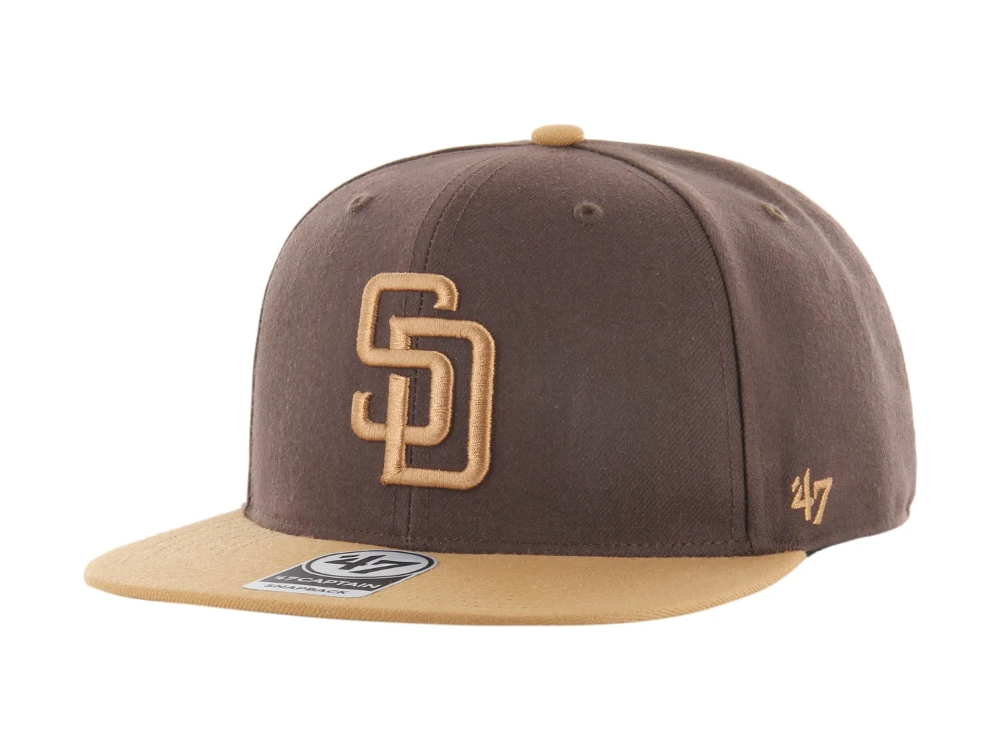 47 Brand Nsht T21wbp Bwa Sadpad Mlb Brown No Shot Two Tone 47 Captain  Unica