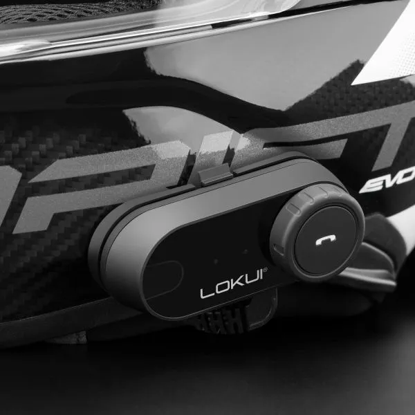 AGV K6 S Mono Nardo Grey + Kit Bluetooth Lokui K30 