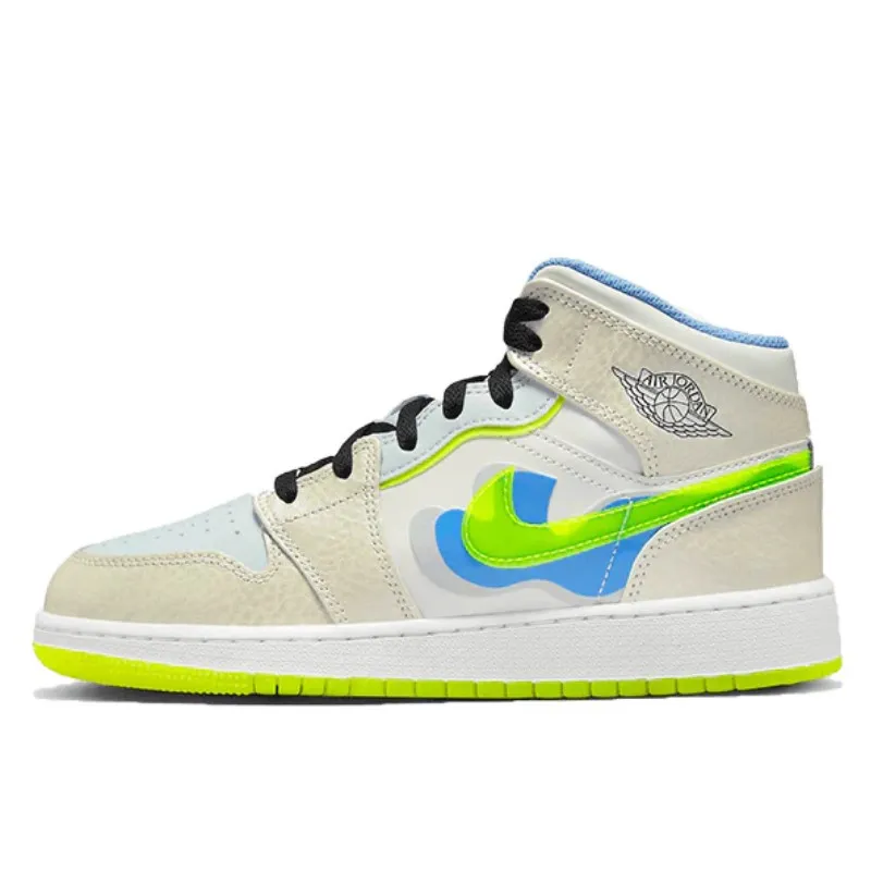 Air Jordan 1 Mid SE Warped Swoosh