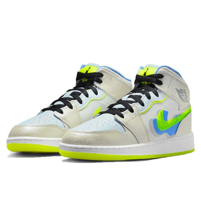 Air Jordan 1 Mid SE Warped Swoosh