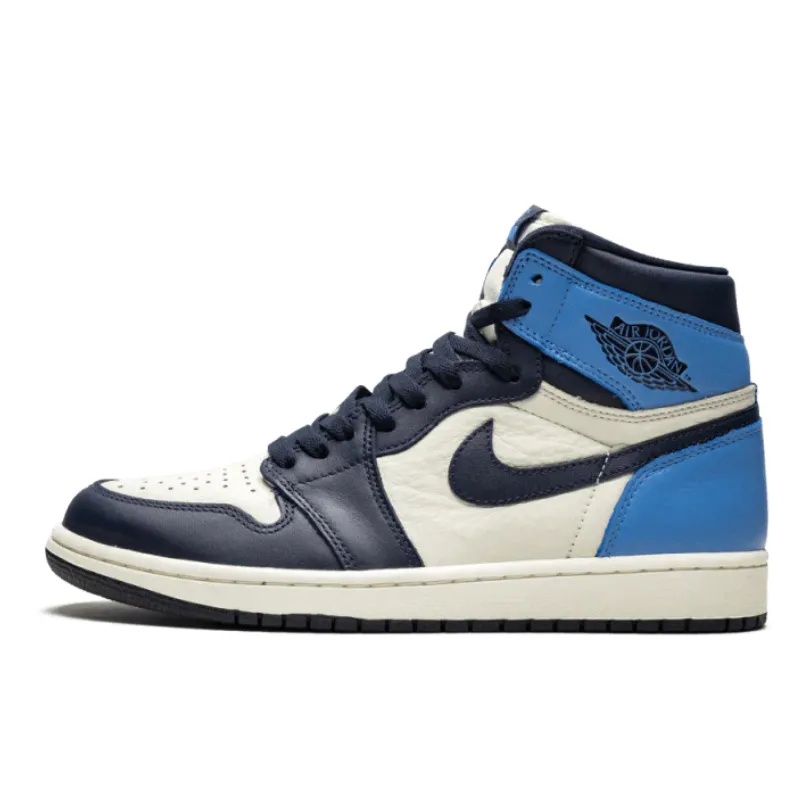 Air Jordan 1 Retro High Obsidian Sail UNC