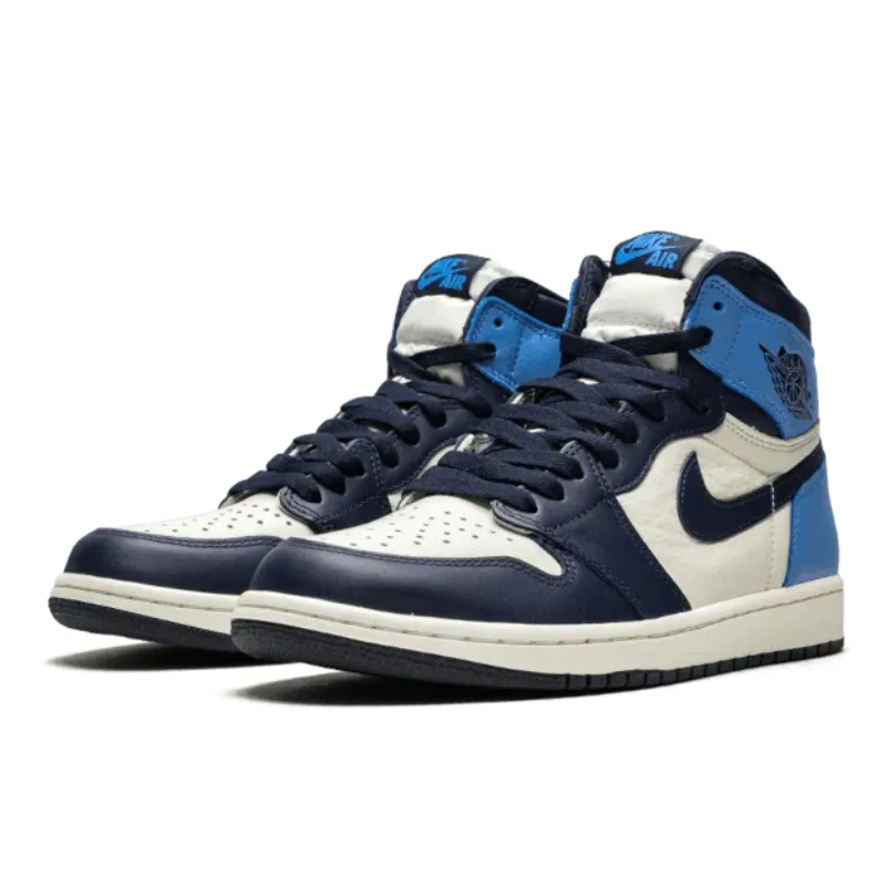 Air Jordan 1 Retro High Obsidian Sail UNC