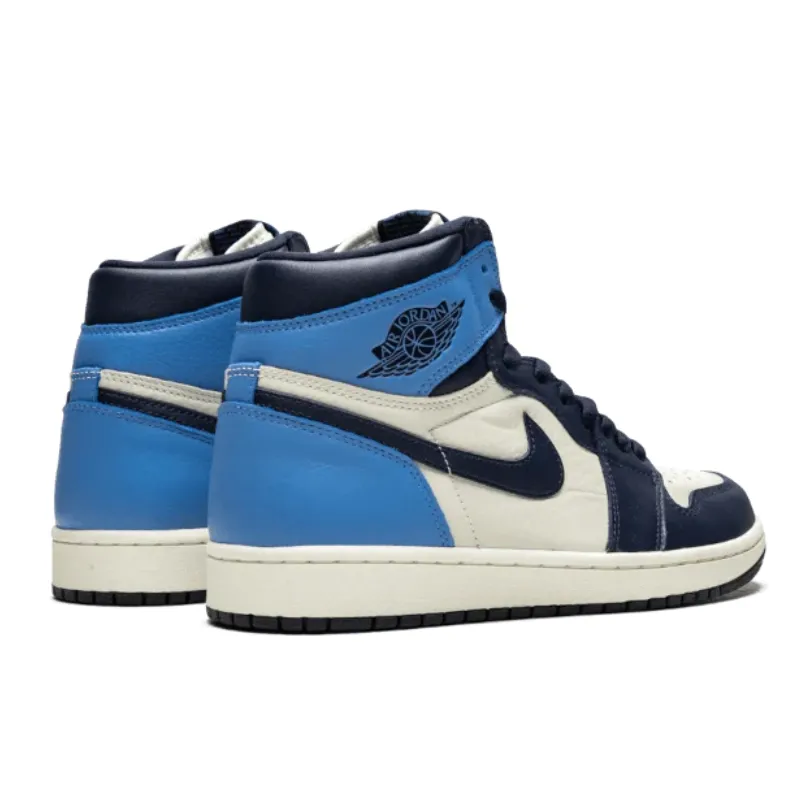 Air Jordan 1 Retro High Obsidian Sail UNC