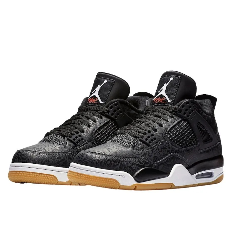 Air Jordan 4 Retro Laser Black Gum
