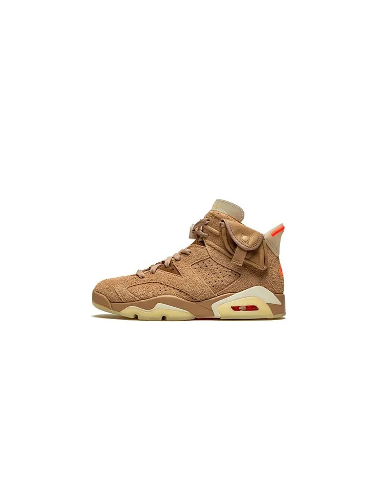 AIR JORDAN 6  RETRO TRAVIS SCOTT BRITISH KHAKI