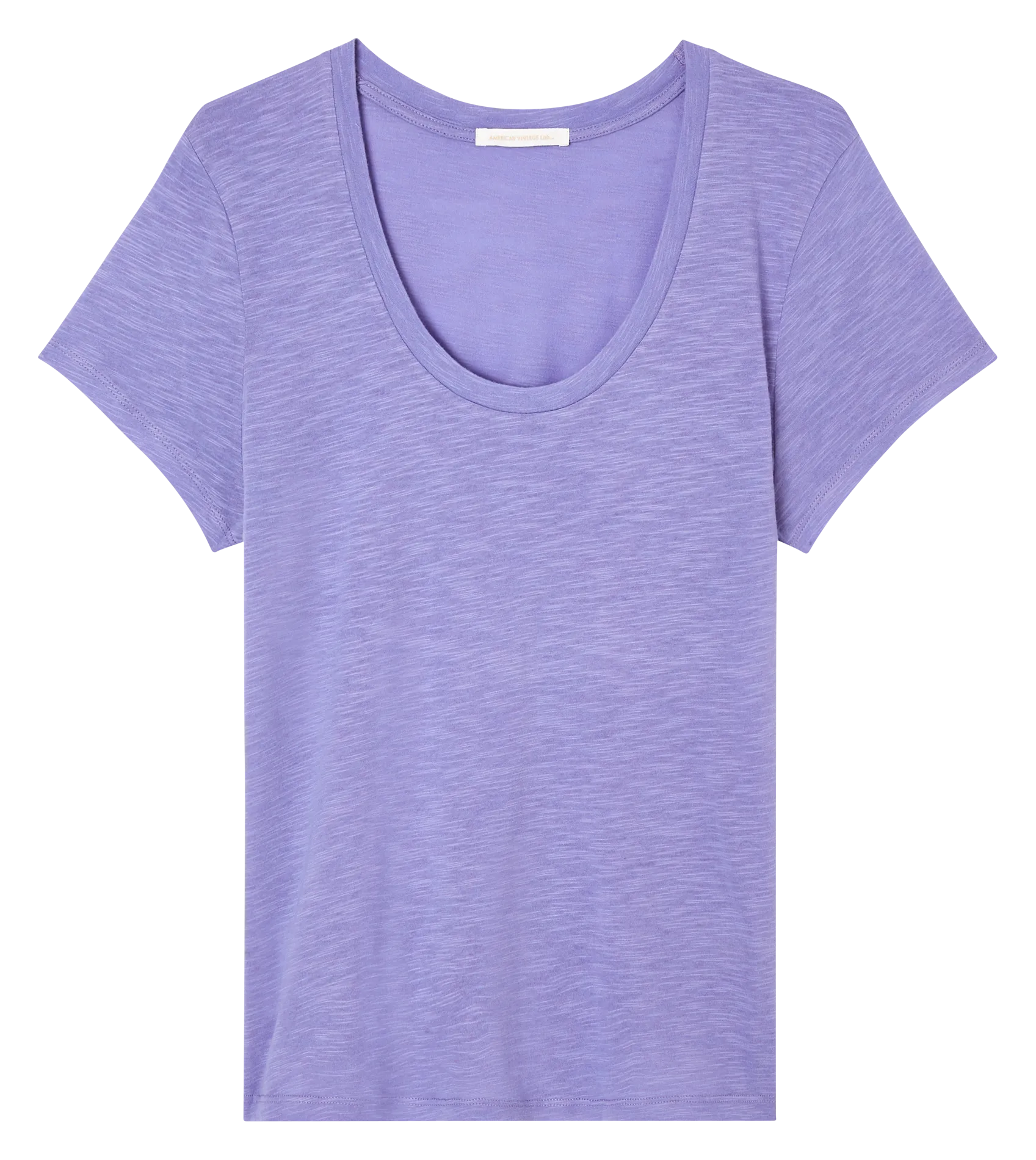 AMERICAN VINTAGE JACKSONVILLE  CAMISETA DE CUELLO REDONDO CON MANGA 7/8 EN VIOLETA