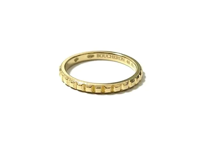 Anillo Boucheron Mujer Quatre Clou de Paris Dorado 