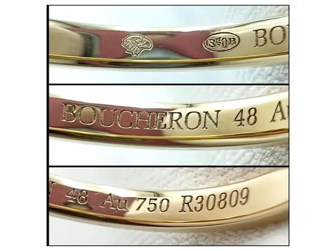 Anillo Boucheron Mujer Quatre Clou de Paris Dorado 