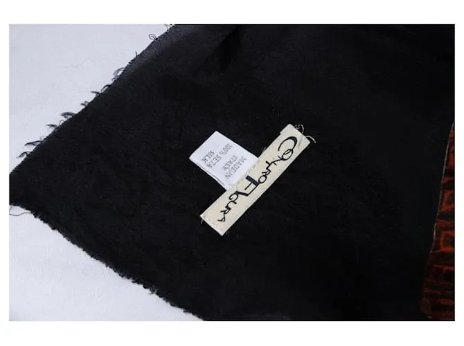 Autre Marque Control Figura, pañuelo de seda con estampado barroco Multicolor 