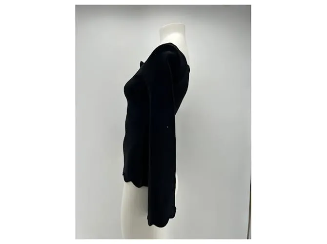 Autre Marque POR MALINA  Tops T.International S Viscosa Negro 