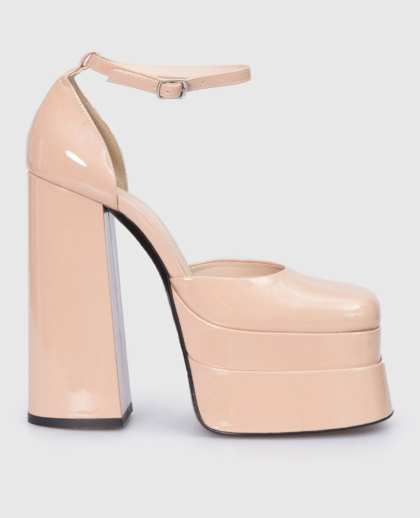 Babe Pay Pls Beige leather pumps