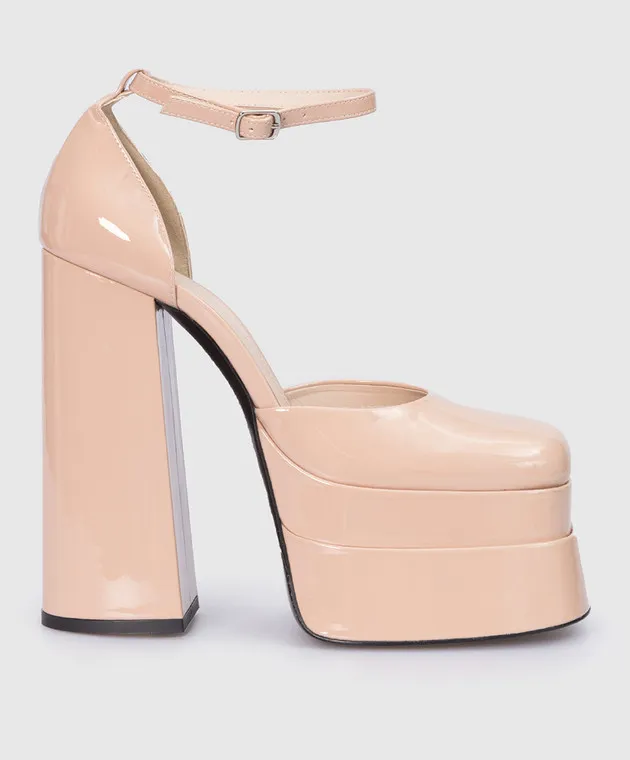 Babe Pay Pls Beige leather pumps
