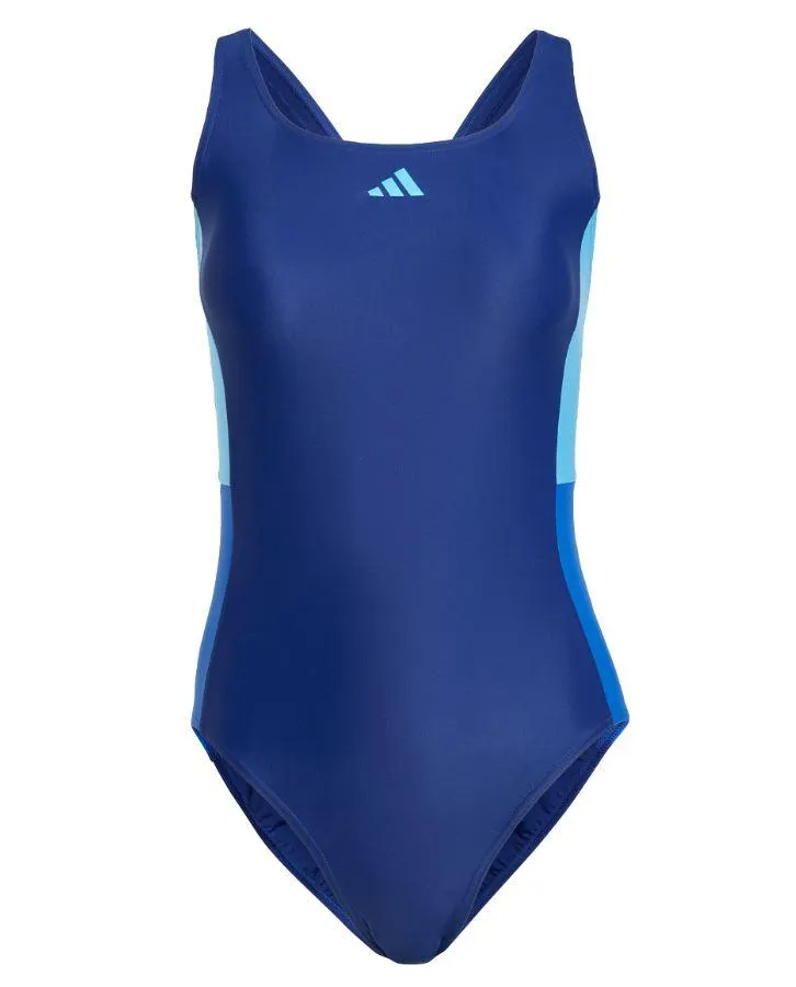 Bañador Adidas BOS Colorblock Mujer Azul