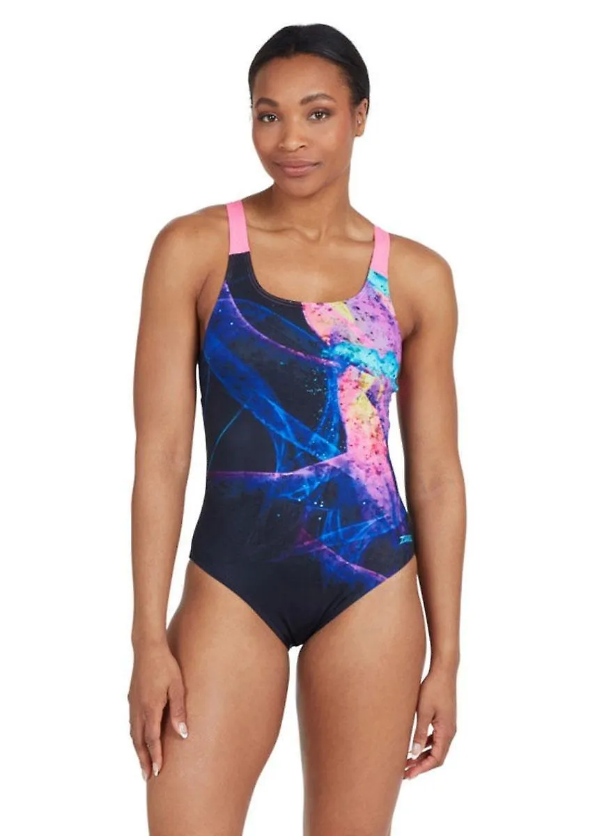 BAñADOR ZOGGS SPEEDBACK  ESTAMPADO ACID WAVE  NIñA