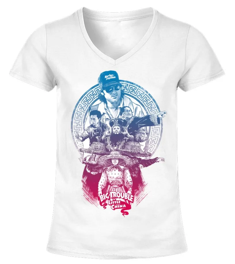 Big Trouble In Little China Camiseta cuello pico Mujer