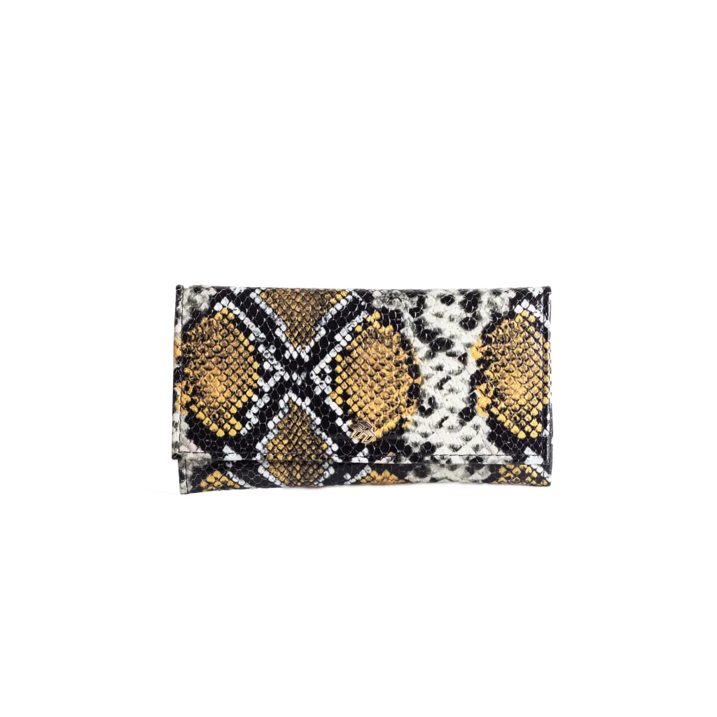 BILLETERA 9173 REPTIL COMBINADO PARA DAMAS
