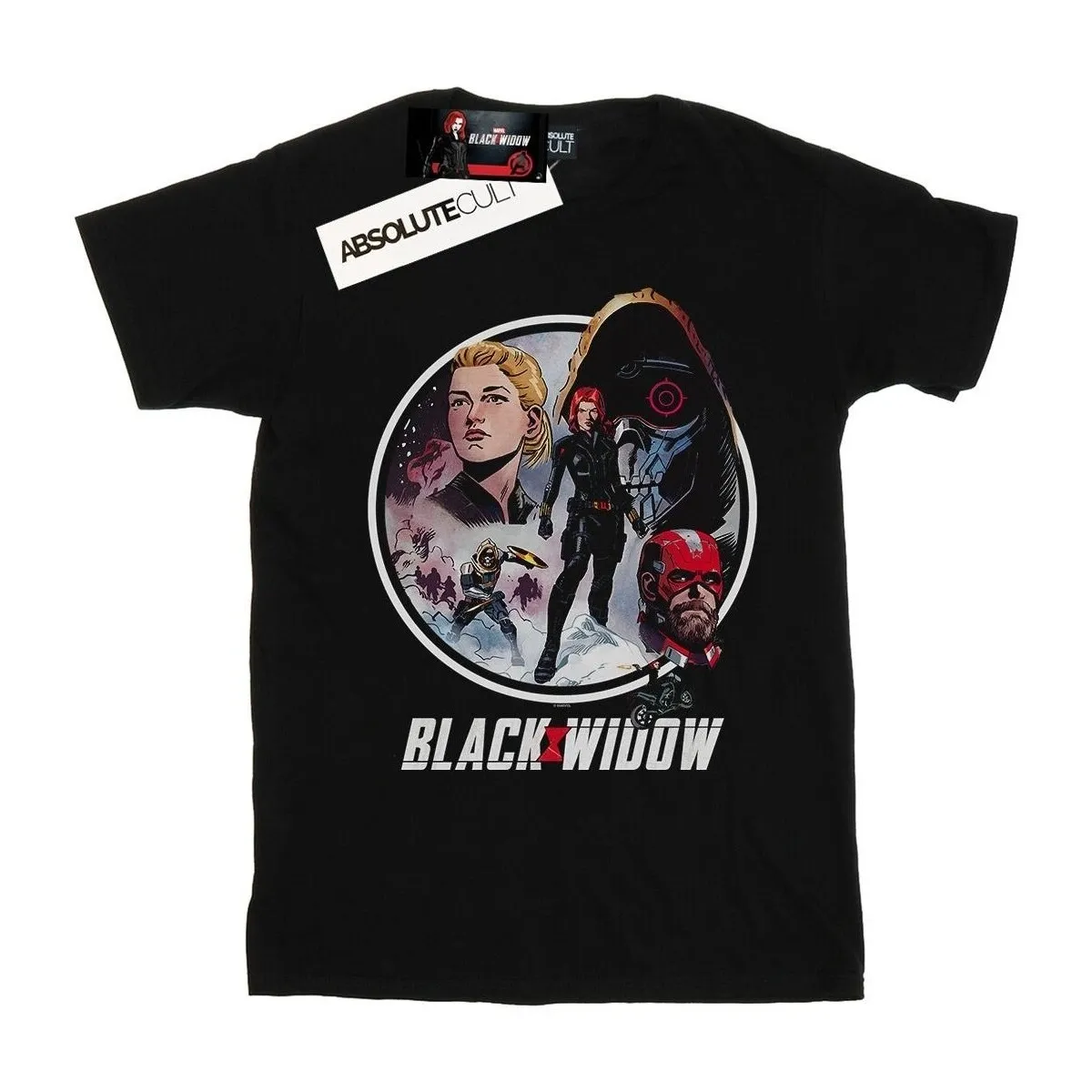 Black Widow Movie Vintage Circle