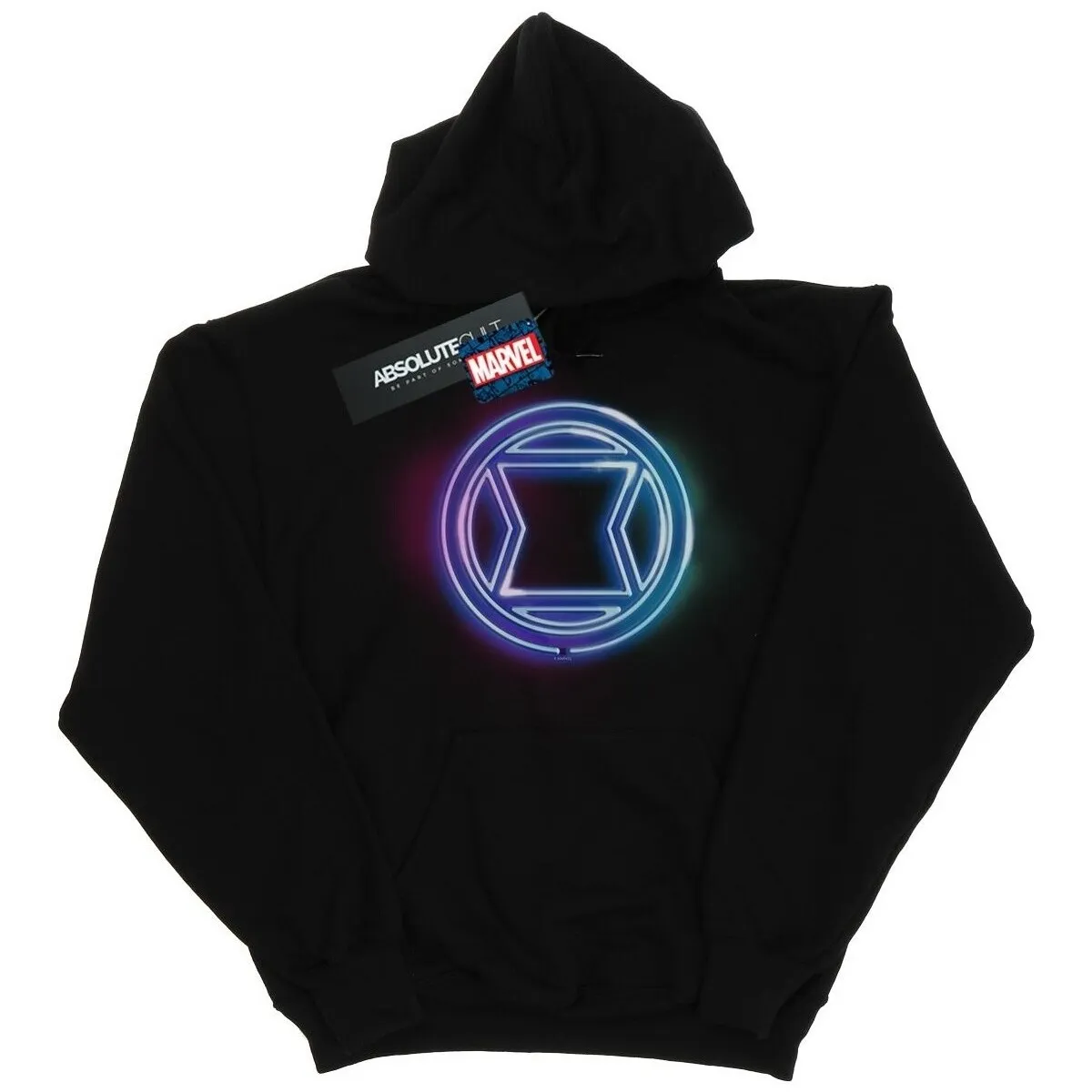 Black Widow Neon Logo