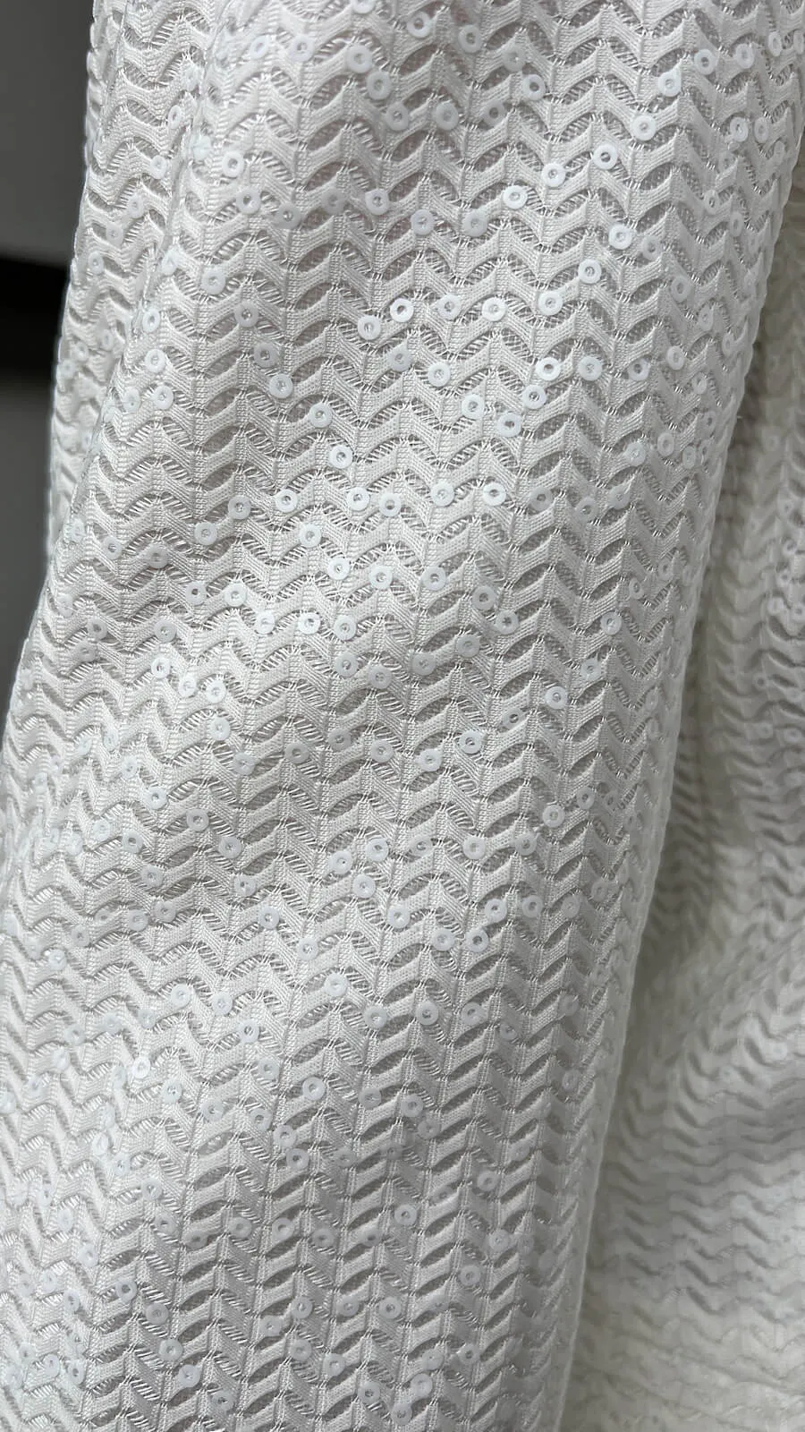 Blazer Blanca Paillette Luxury
