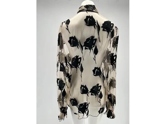 BLUMARINE Camisetas.ÉL 46 poliéster Beige 