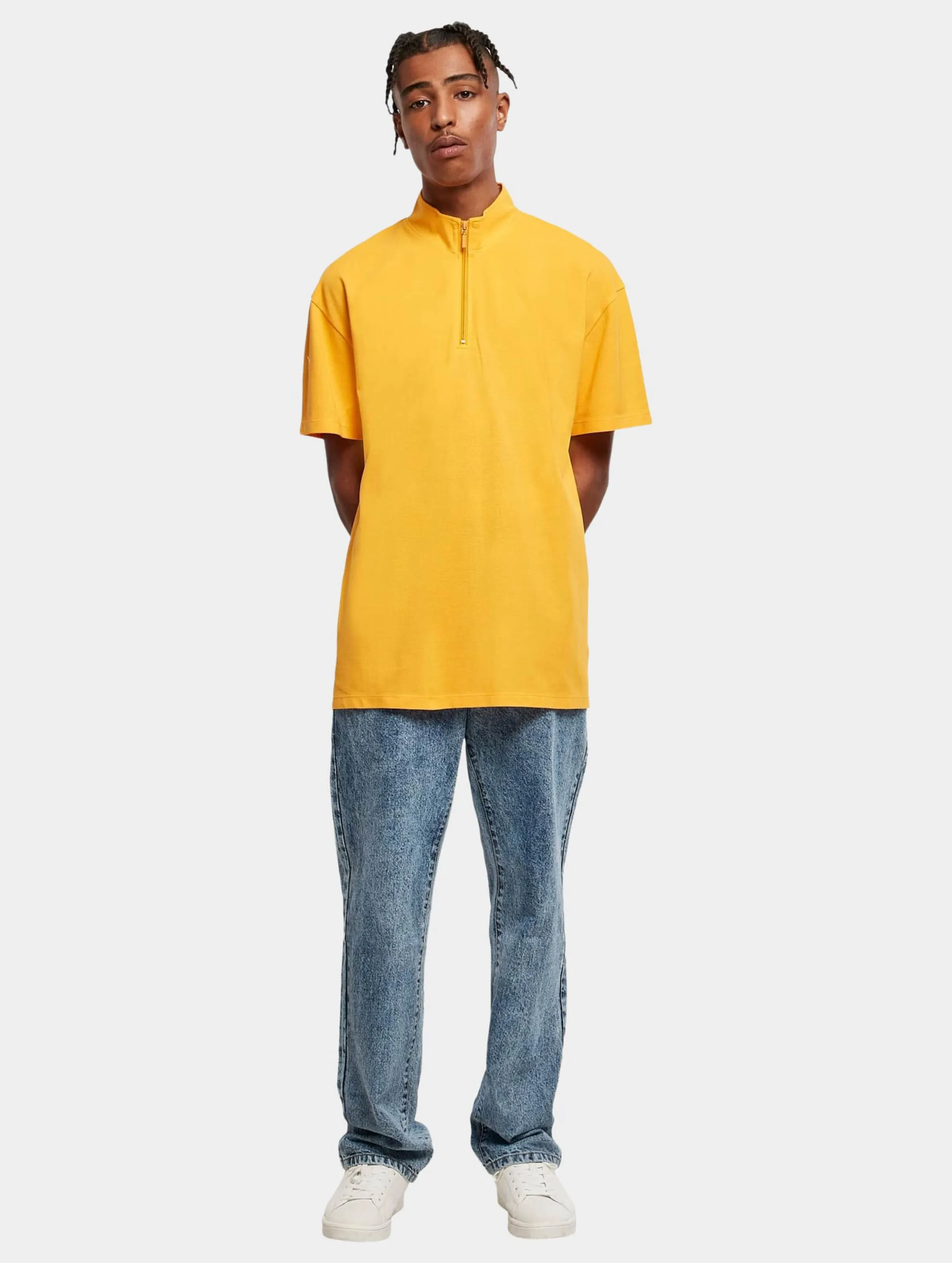 Boxy Zip Pique