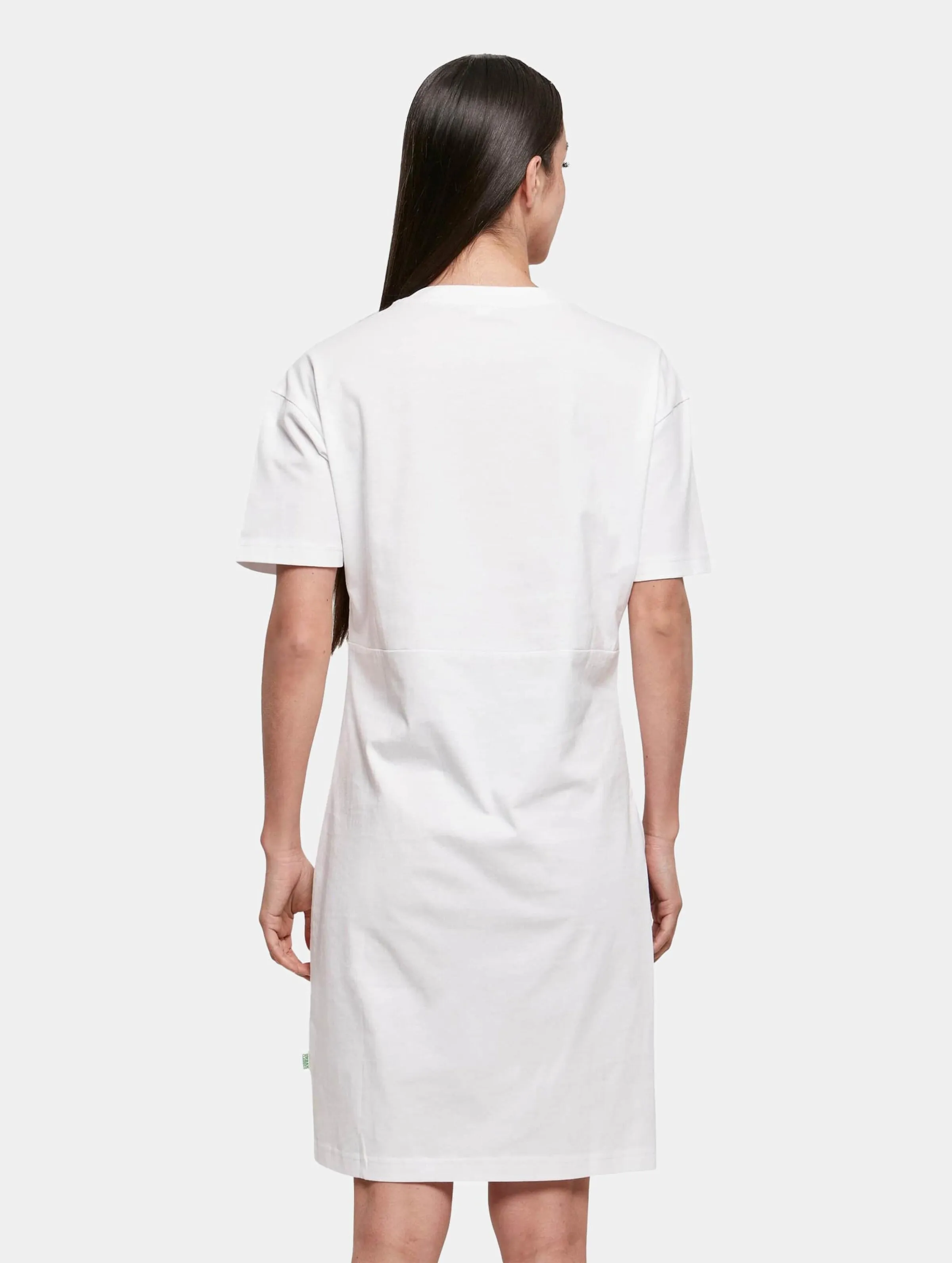 Build Your Brand Ladies Organic Oversized Slit Tee
