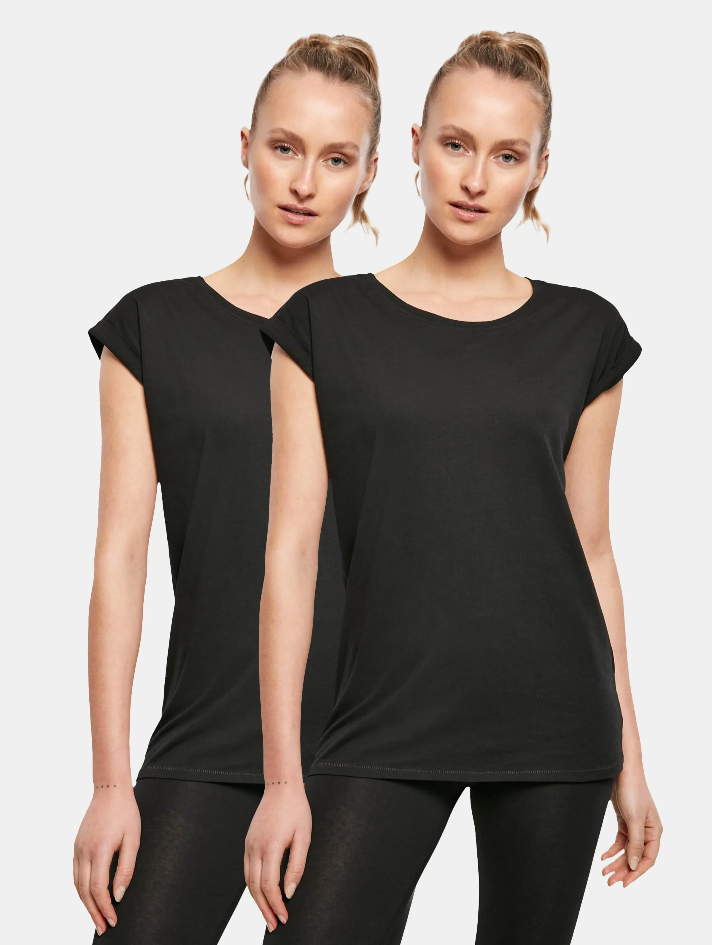 BUILD YOUR BRAND LADIES VISCOSE 2PACK