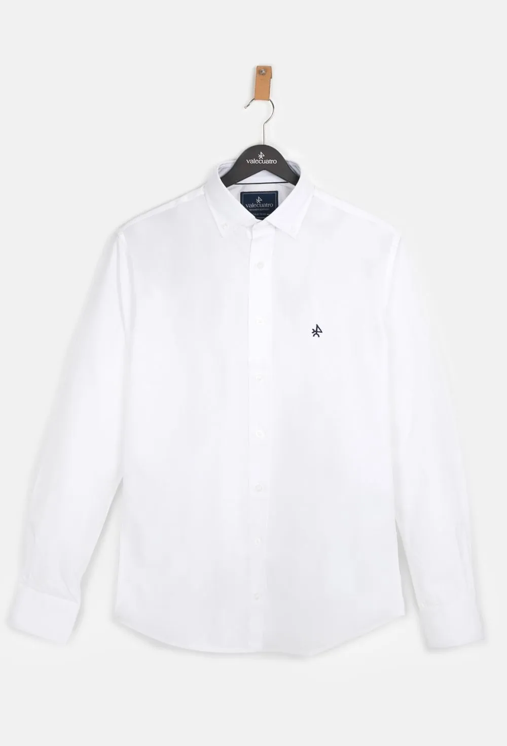 Camisa clásica popelín color blanca