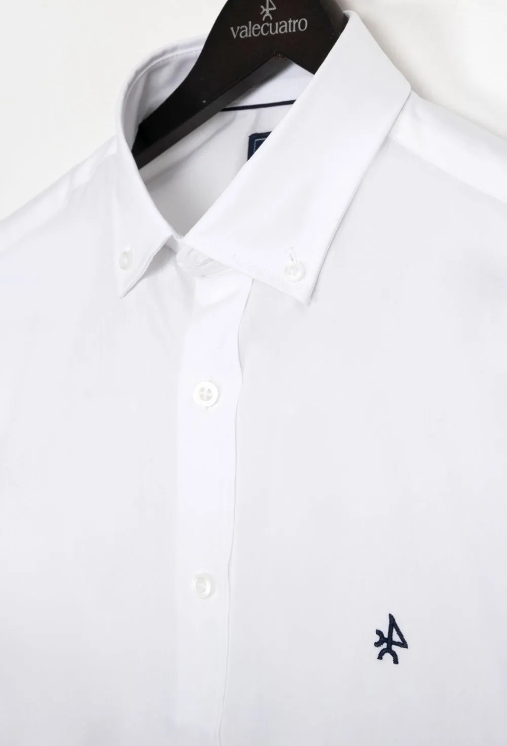 Camisa clásica popelín color blanca
