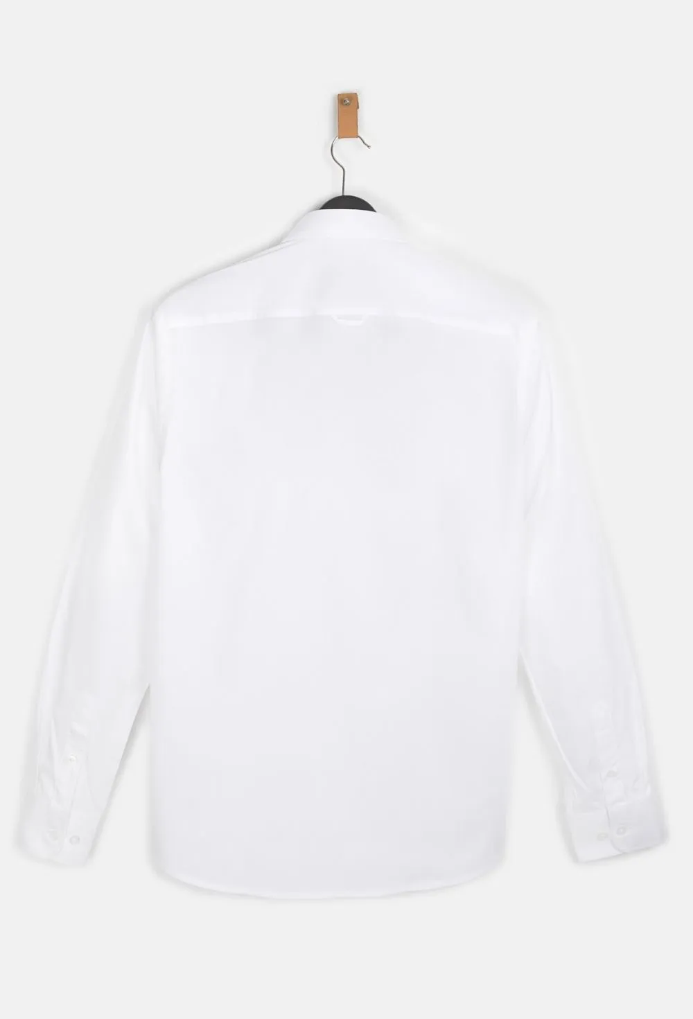 Camisa clásica popelín color blanca