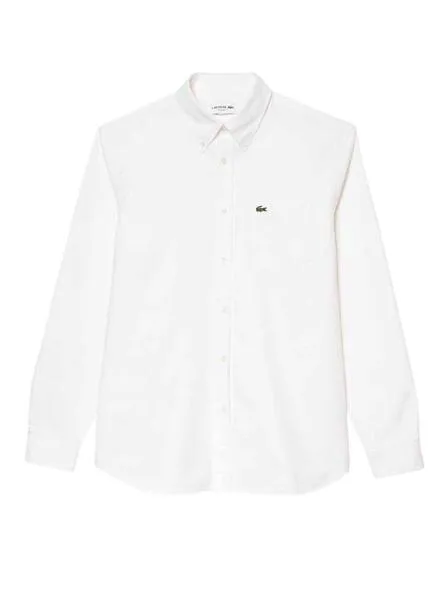 Camisa Lacoste Casual Blanca para Hombre
