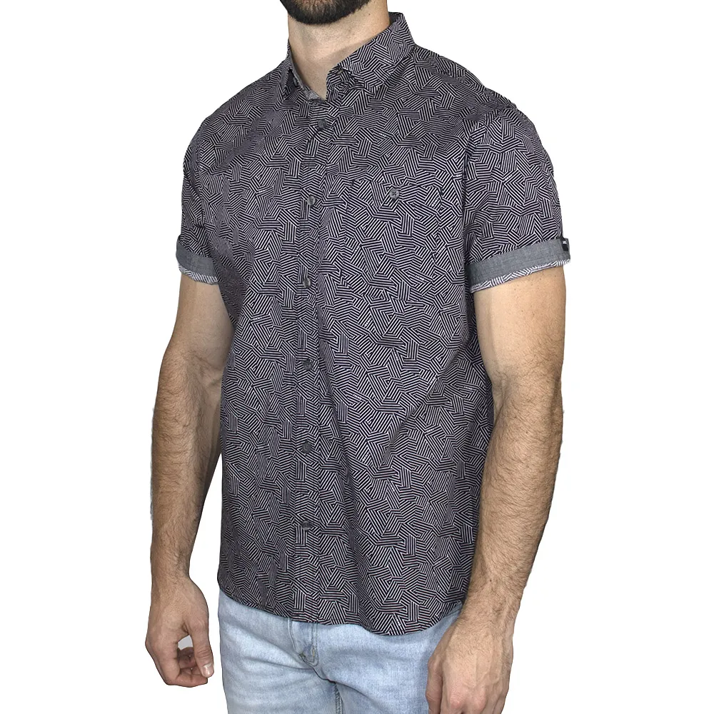 Camisa manga corta estampada