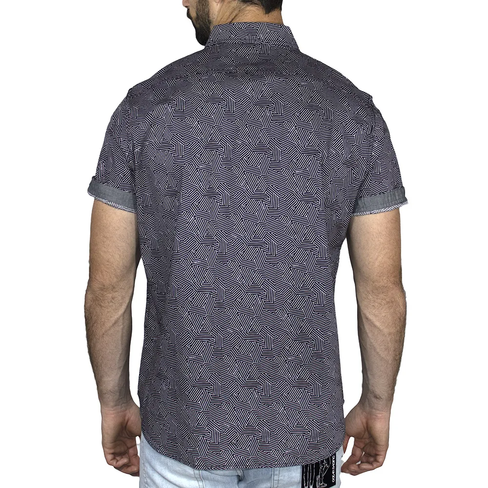 Camisa manga corta estampada