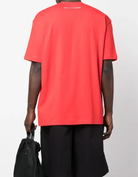 CAMISETA BSICA OVERSIZE ROJA