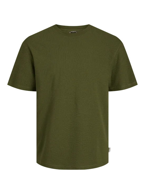 CAMISETA BáSICA MANGA CORTA VERDE JCOBLACK
