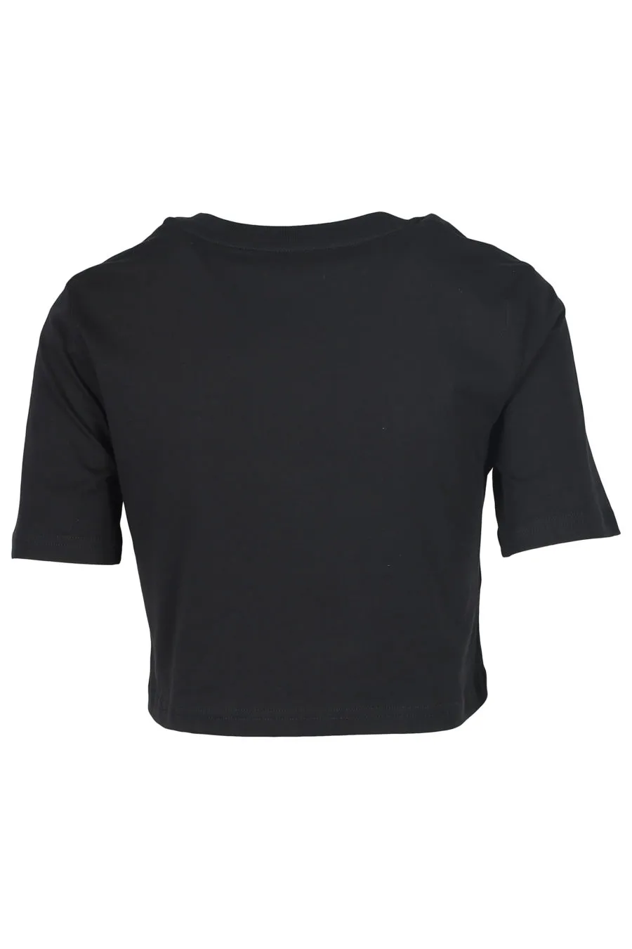 Camiseta corta con logo de colores