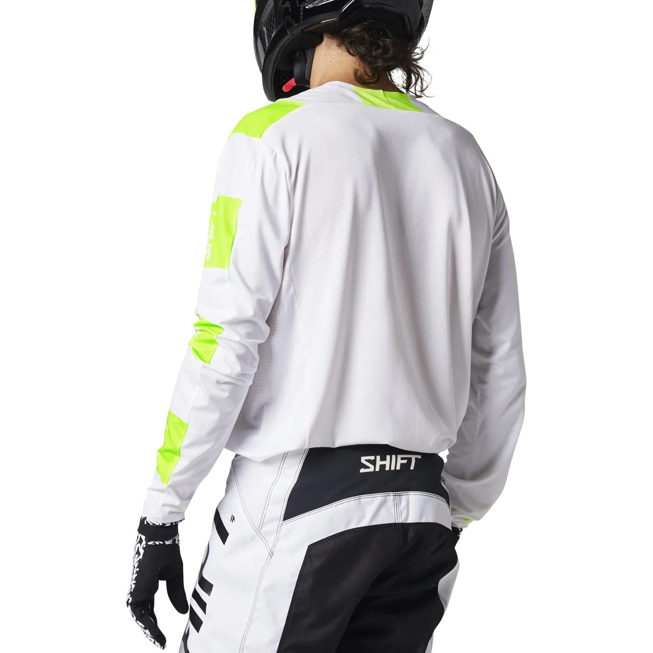Camiseta de Cross Shift 3lack Label Flame Blanca