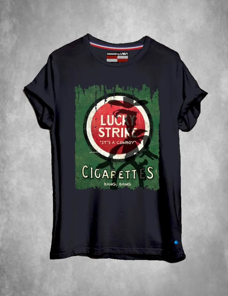 Camiseta de hombre LUCKY negro
