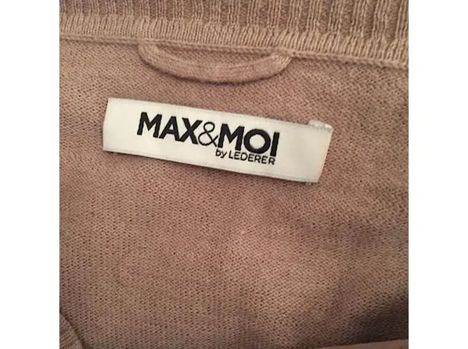Camiseta de punto MAX & MOI.Algodón S Internacional Beige 