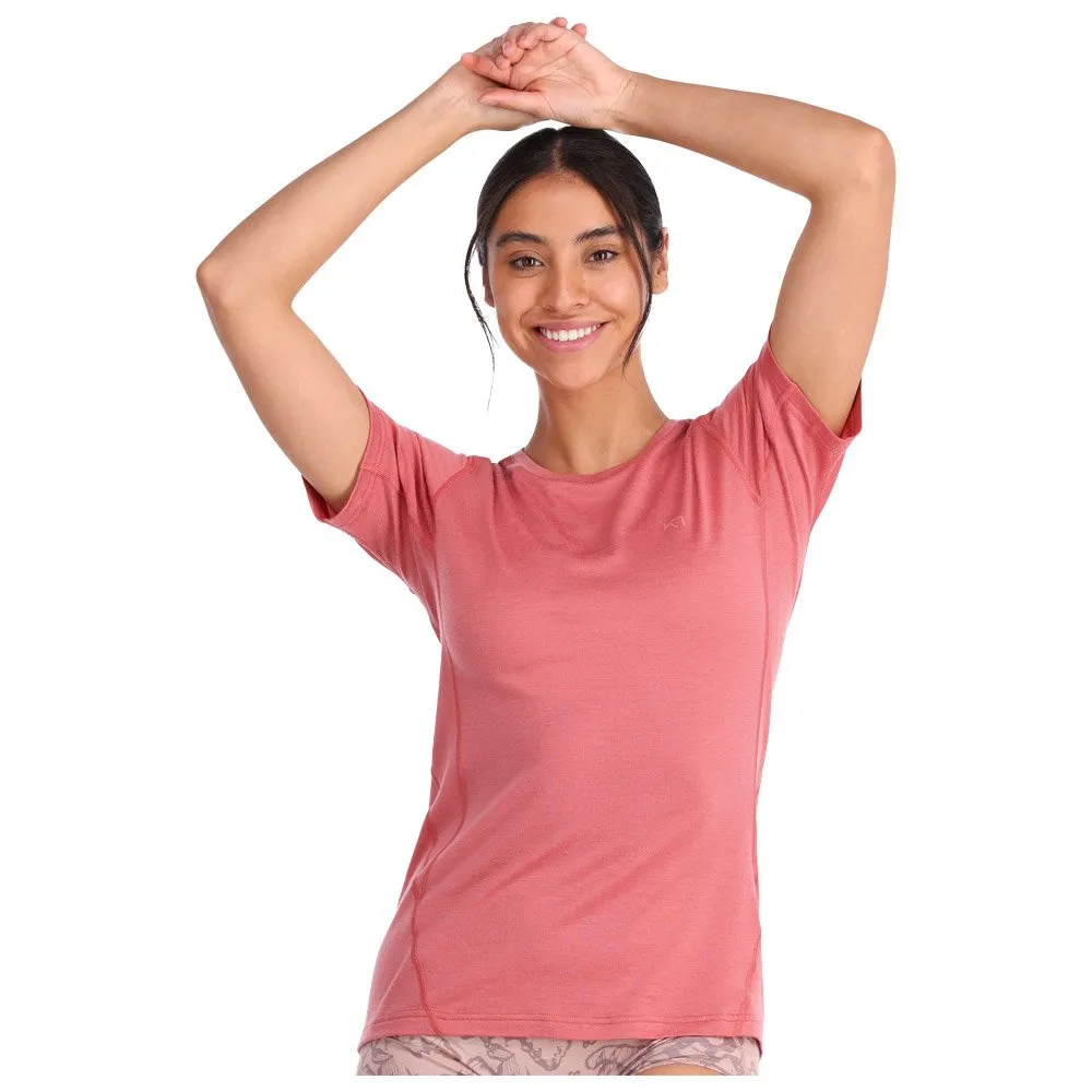 Camiseta de trekking Kari Traa Lucie Tee W Cedar