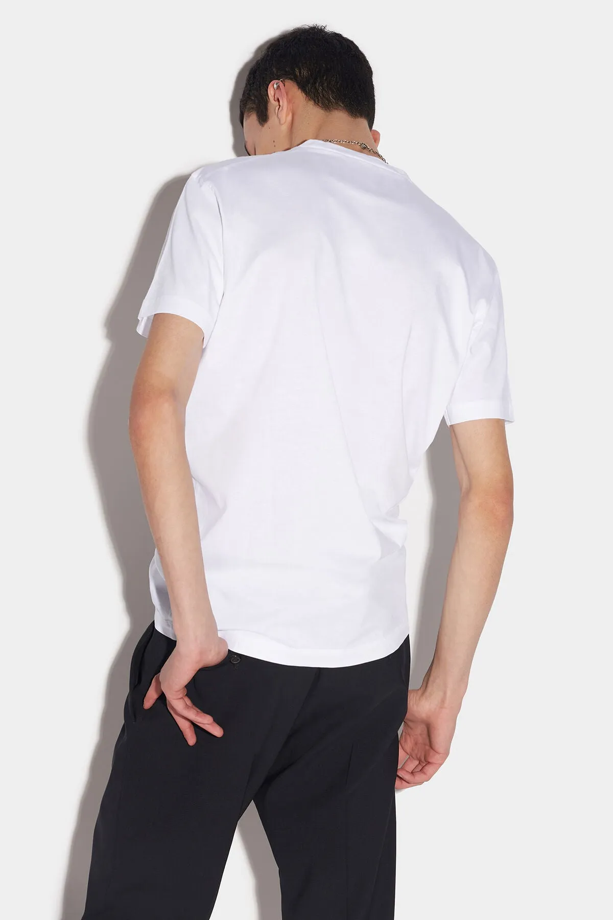 CAMISETA DSQUARED2 MINI ADRESS BLANCA