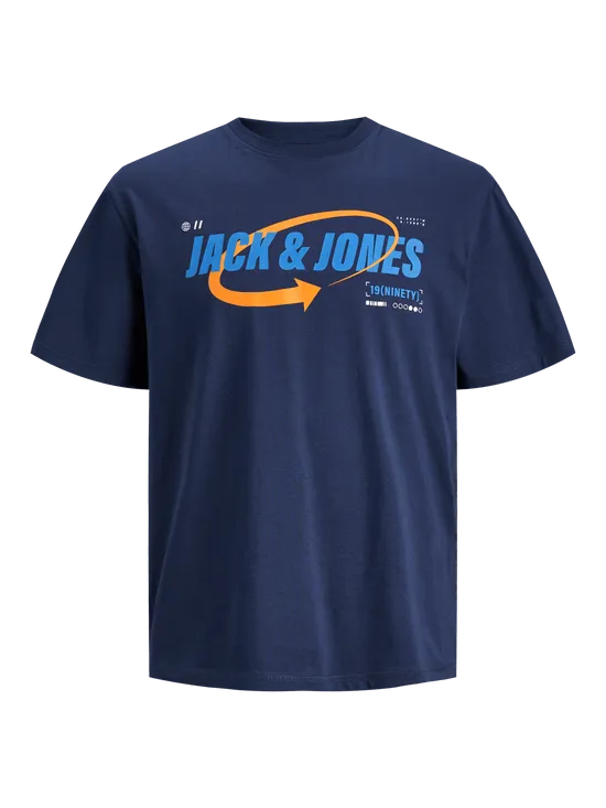 CAMISETA MANGA CORTA AZUL MARINO JCOBLACK