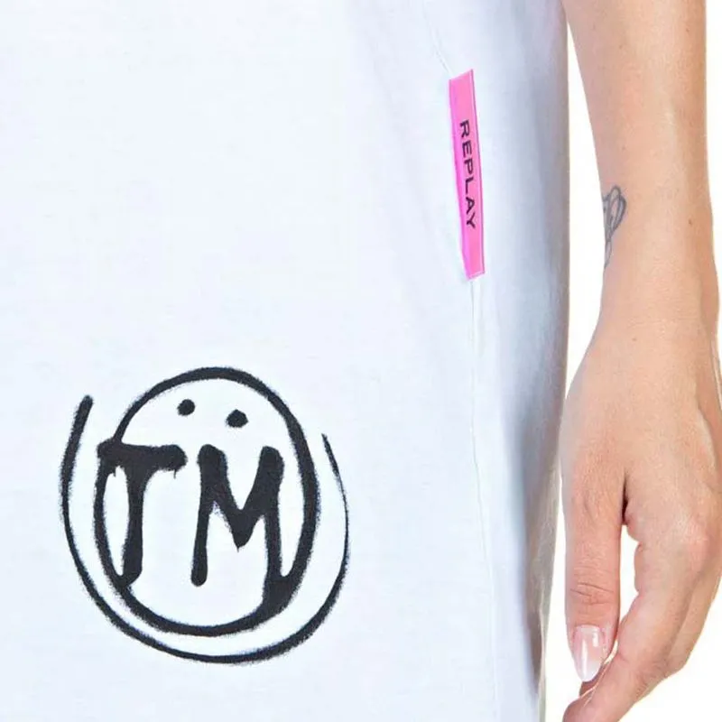 Camiseta Manga Corta Para Mujer Replay 50541