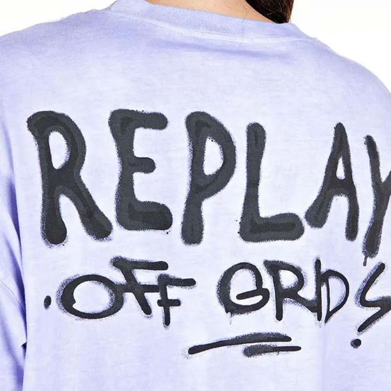 Camiseta Manga Corta Para Mujer Replay 50541