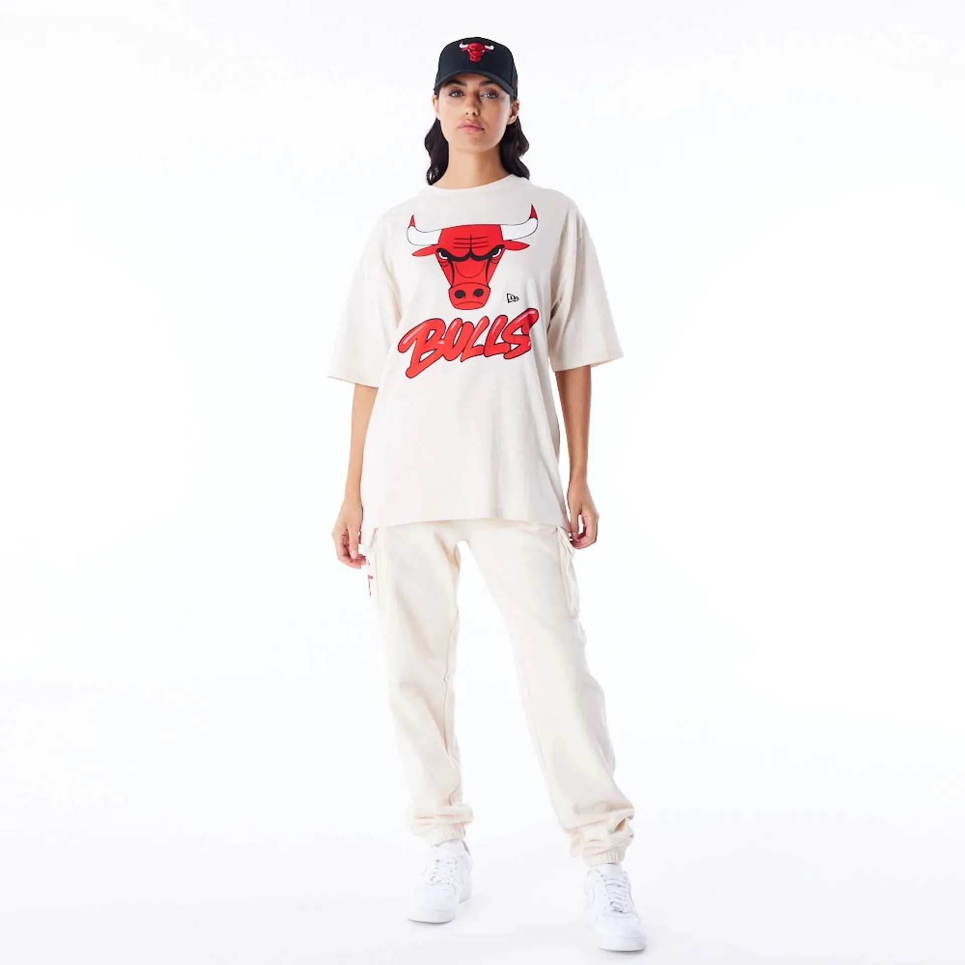 Camiseta Oversized Chicago Bulls NBA Wordmark