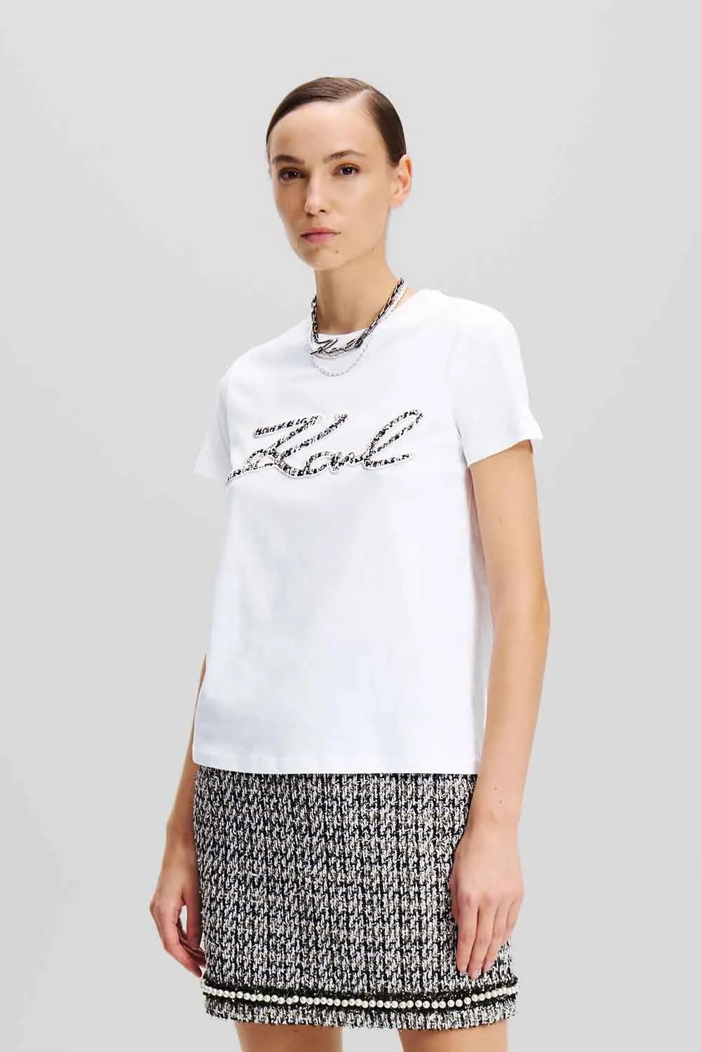 Camiseta para mujer de Karl Lagerfeld – 246W1715