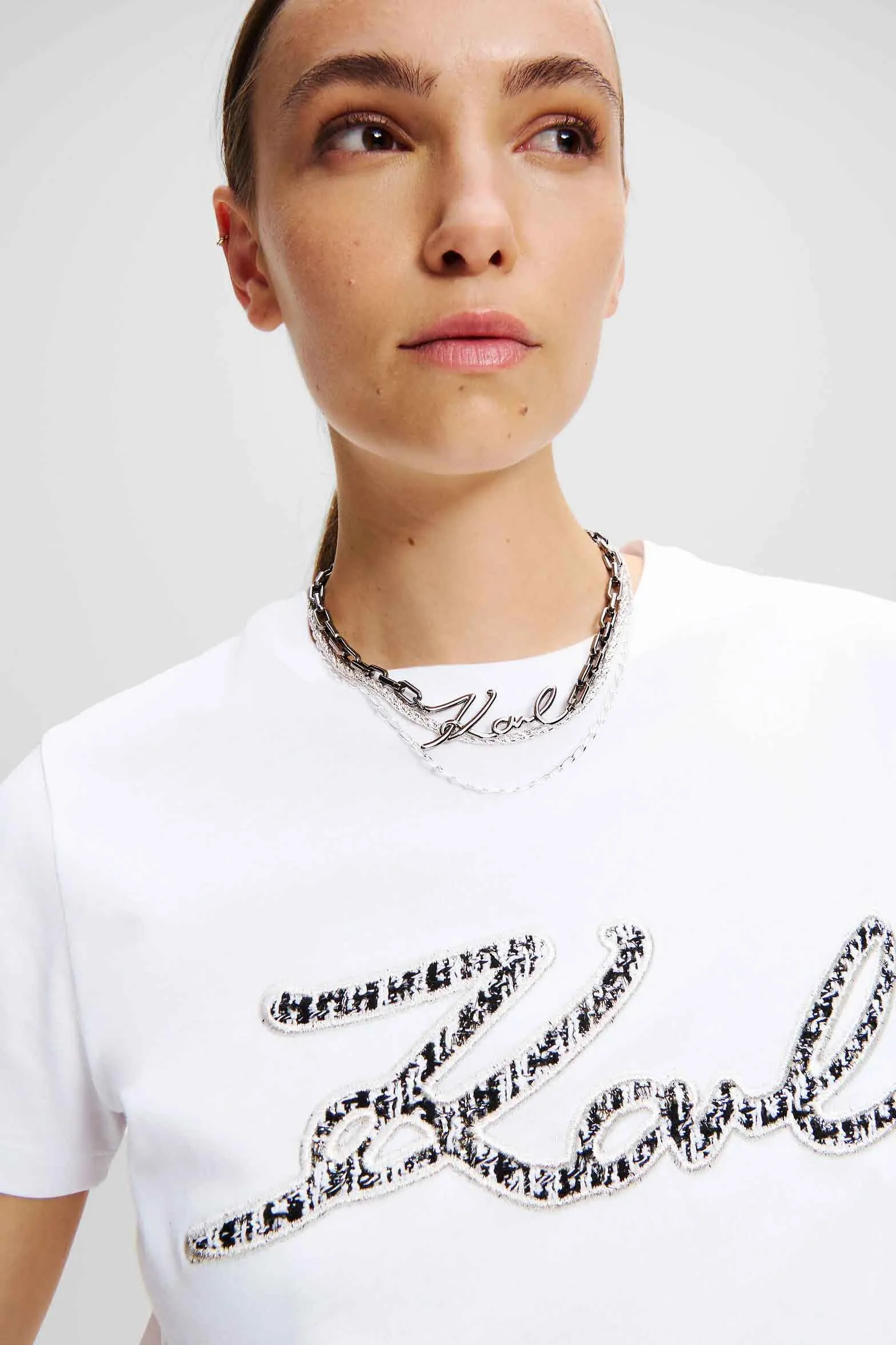 Camiseta para mujer de Karl Lagerfeld – 246W1715