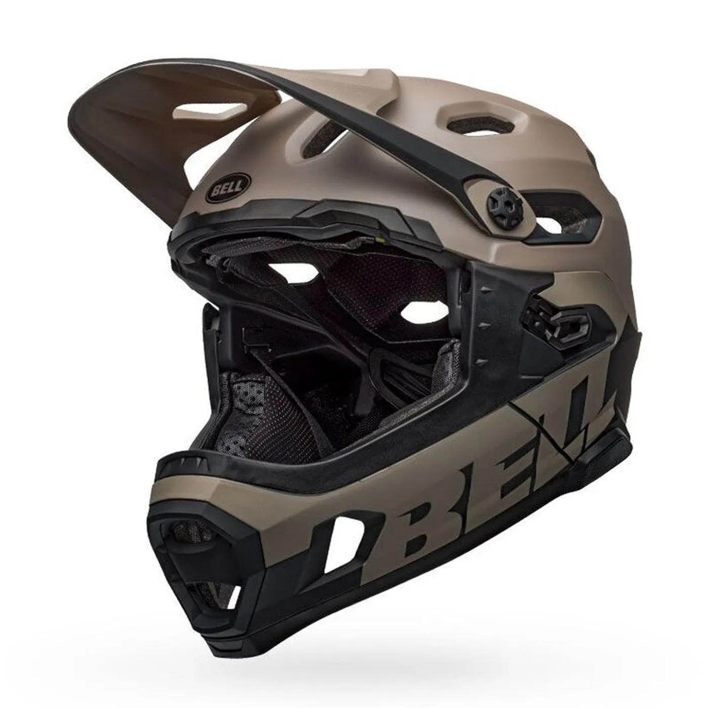 CASCO BELL DOWNHILL SUPER DH SPHERICAL MIPS ARENA/NEGRO TALLA:M (5559CM)